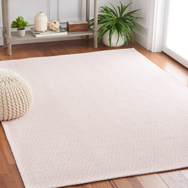 Martha Stewart Rugs Handmade Hand Tufted Wool Ivory/Pink Rug & Reviews